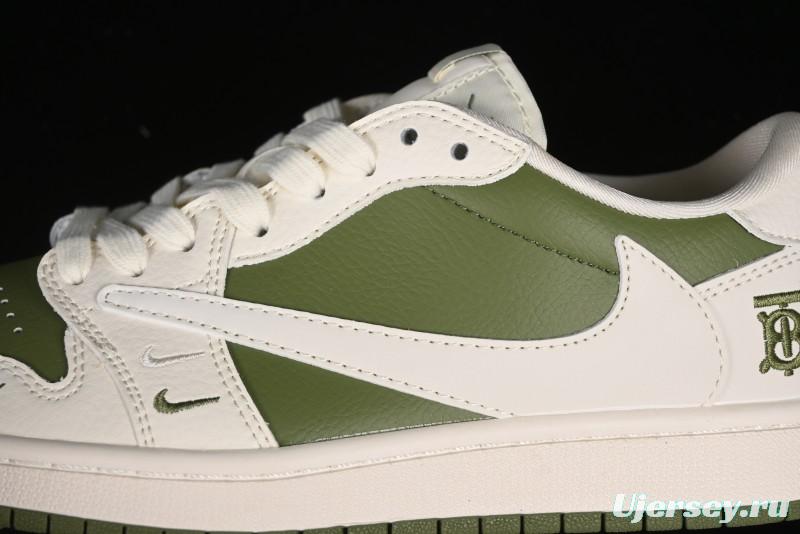 Nike Travis Scott x Fragment Design x Air Jordan 1 Low OG SP AJ1 Cultural Casual Sneakers - BB6588-311