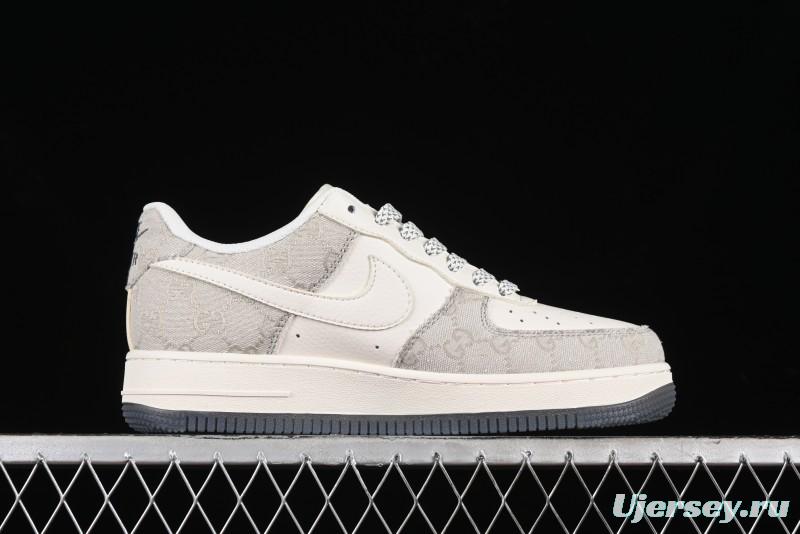 Nike Air Force 1 '07 Low Gucci Collaboration - Ash Grey Low-Top Casual Sneakers BB9577-102