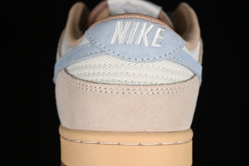 Nike Dunk Low SB Sanddrift Blue Vintage Suede and Light Blue Accent Casual Skate Shoes - HF0106-100