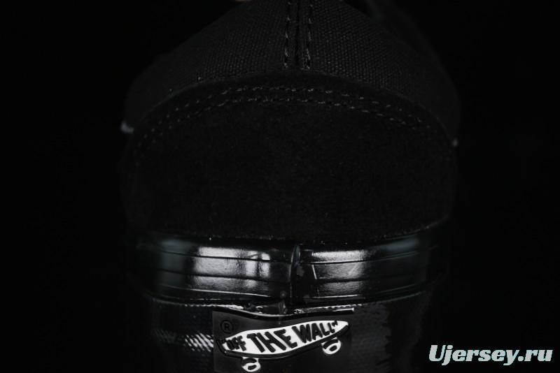 Vans Old Skool Premium Black Suede Retro Skate Shoes - VN000CXTBKA