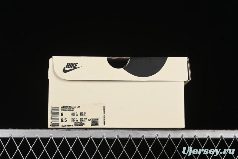 Nike Air Force 1 '07 Low QR Code Light Grey Starry Casual Sneakers - CU1836-963