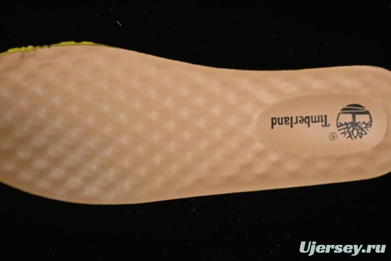 Timberland Low-Top Casual Shoes for Men - 24SS Autumn Collection with Oil-Resistant Italian Leather & Anti-Slip Rubber Outsole - TB73535YELLOW