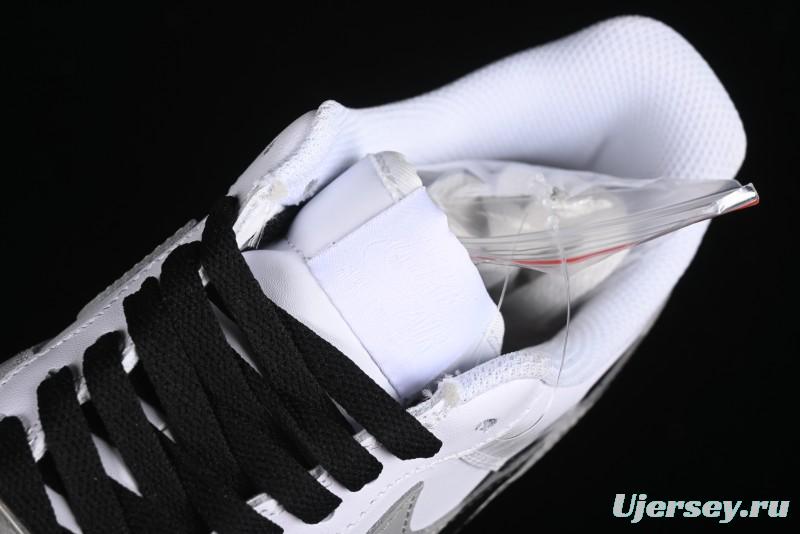 Nike Air Force 1 '07 Low Custom Hand-Painted 2D Theme with Broken Three-Hook Shadow and Strap - CW2288-111