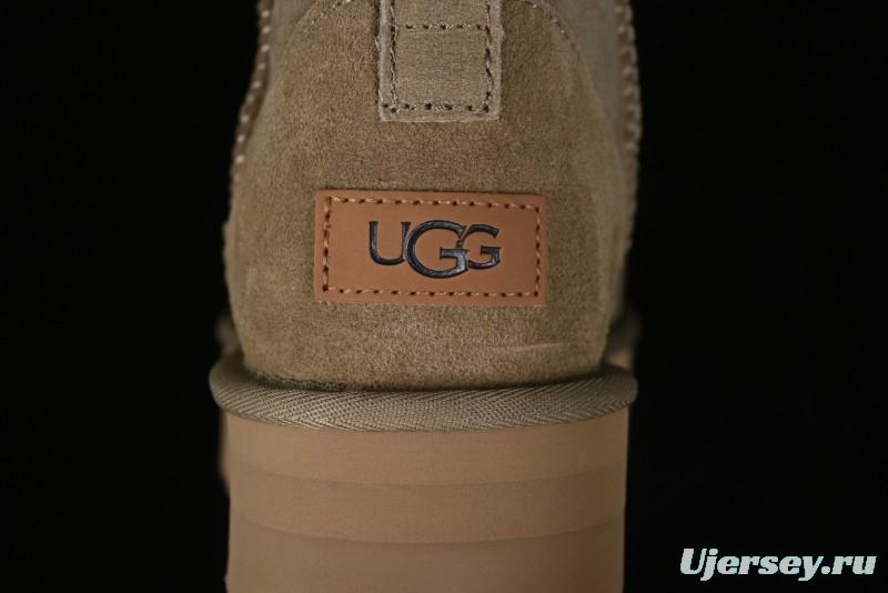 UGG Classic Ultra Mini Platform 3CM Wool Short Boots with TREADLITE Technology - 1135092