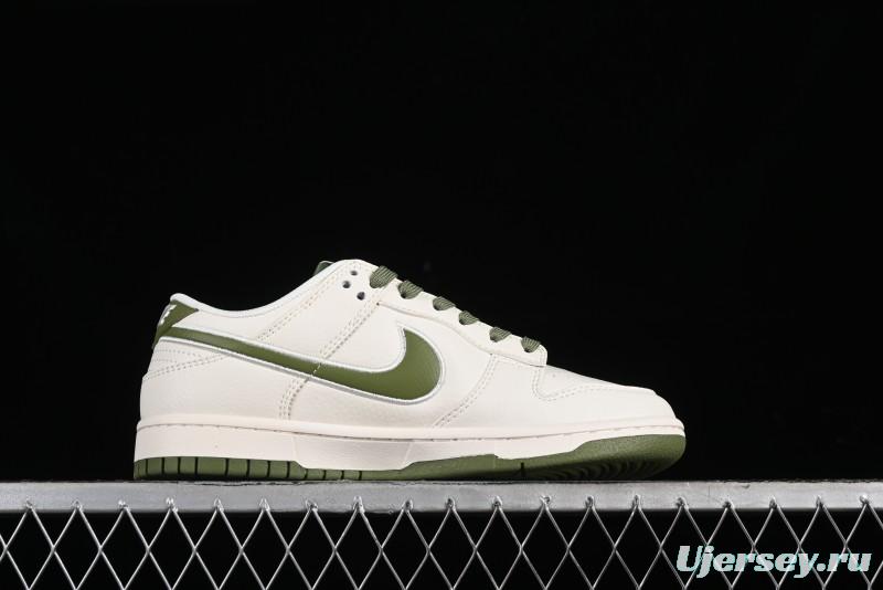 Nike SB Dunk Low NOCTA Anniversary Customized Low-Top Casual Sneakers with White and Green Swoosh - DQ1098-388