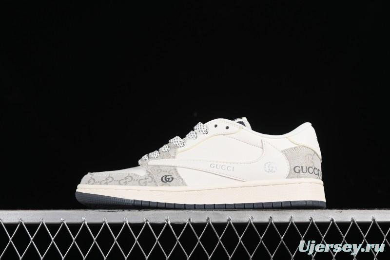 Nike Travis Scott x Fragment Design x Air Jordan 1 Low OG SP AJ1 Casual Sneakers - XZ1658-002