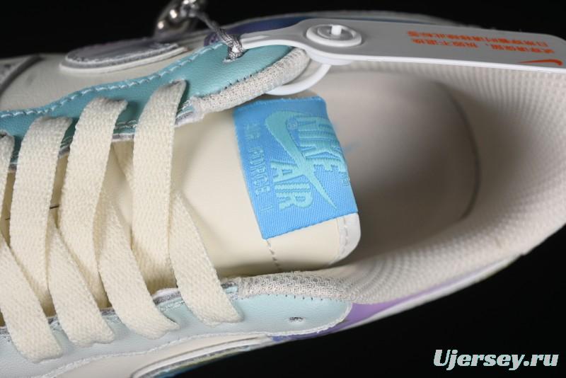 Nike Air Force 1 '07 Low Casual Sneakers "Crystal Dragon Palace" - DB3301-303