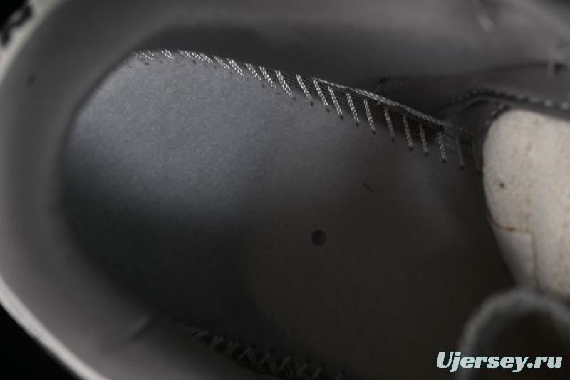 Nike SB Dunk Low Gucci Collaboration Anniversary High-End Custom Sneakers in Off-White & Dark Gray Swoosh - DQ1098-383