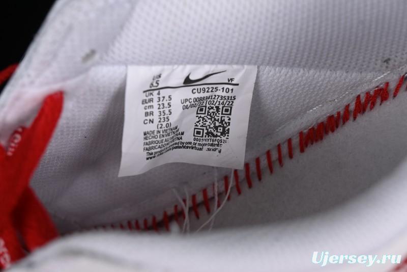 Supreme x Nike Air Force 1 '07 Low Casual Sneakers with Full-Length Air Solo Cushion - CU9225-010