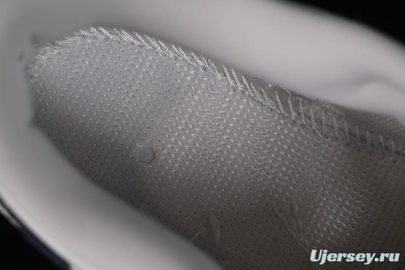 Nike SB Dunk Low Comme des Garcons Collaboration - Off-White Blue Swoosh Anniversary Custom Low-Top Casual Sneakers - KK1888-008