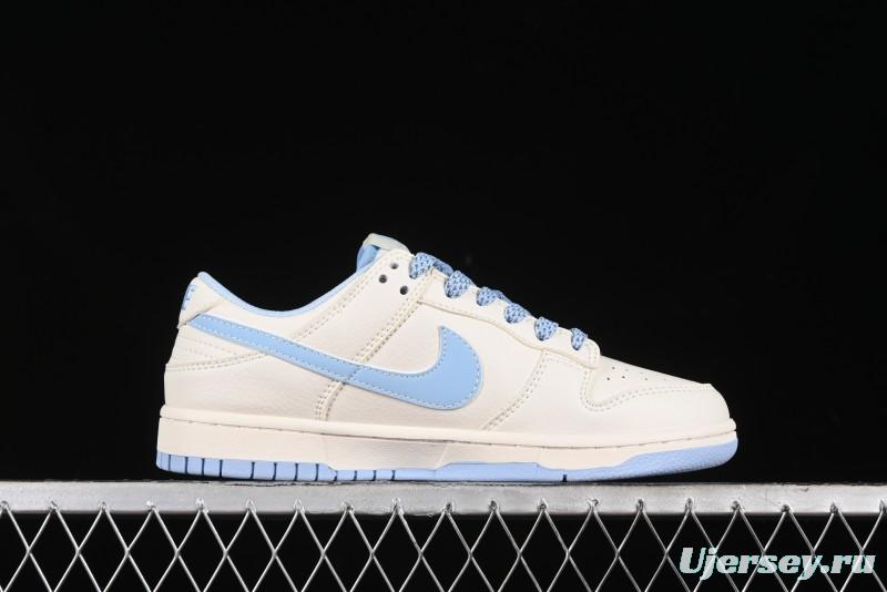Nike SB Dunk Low UN Collaboration - Sky Blue Anniversary High-End Custom Low-Top Casual Skate Shoes - BB2699-212