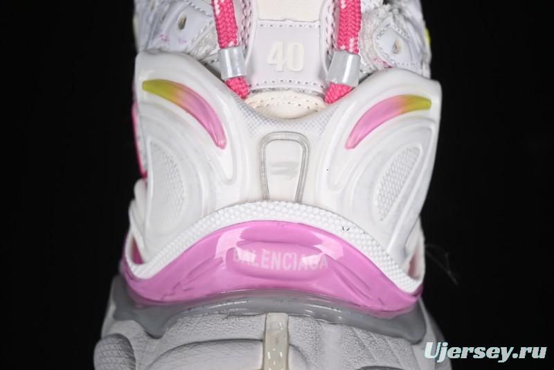 Balenciaga Runner Kith Four Color Retro Casual Sneakers - W3RMU9517