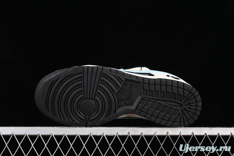 Nike Dunk Low SB Retro Vintage Panda Blueberry Casual Sneakers - DD1391-100