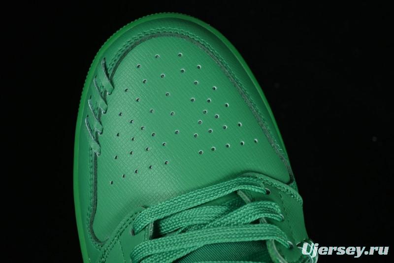 Nike Air Jordan 1 Low "Method of Make" Casual Sneakers in Green and Gold - FN5032-300