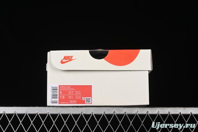 Nike Stussy Roshe Run LD-1000 Comfortable Versatile Non-Slip Durable Waffle Low-Top Casual Running Shoes - FQ5369-002