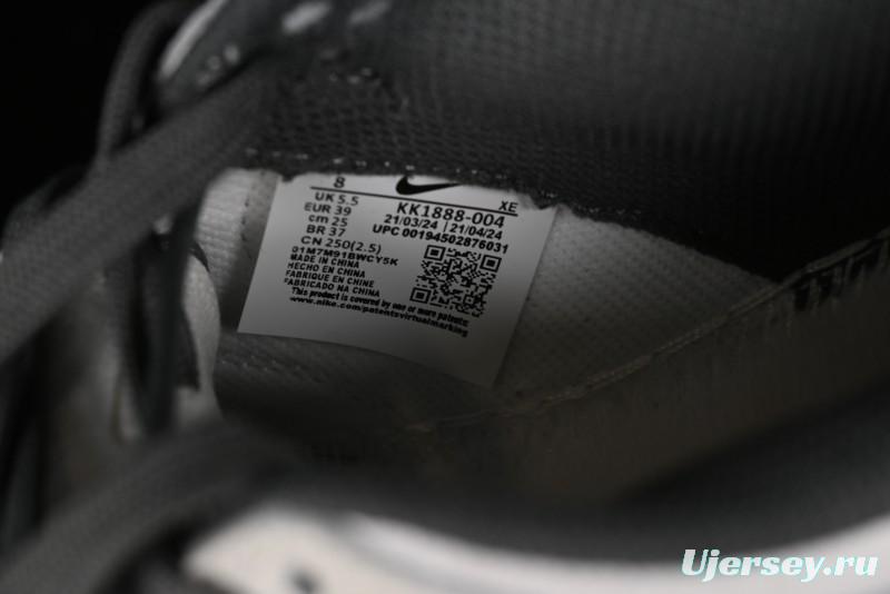 Nike SB Dunk Low Violent Bear Collaboration - Woven Grey Check Anniversary Custom Low-Top Casual Sneakers - KK1888-004