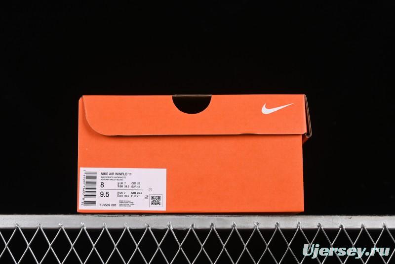 Nike Zoom Winflo 11 Breathable Mesh Cushioned Running Shoes with Air Cushion - FJ9509-001