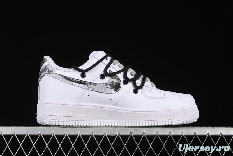 Nike Air Force 1 '07 Low Storm Graffiti Low-Top Casual Sneakers - DD2024-010