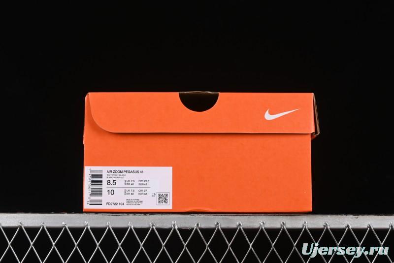 Nike Air Zoom Pegasus 41 Breathable Lightweight Running Shoes with Durable Design - FD2722-104