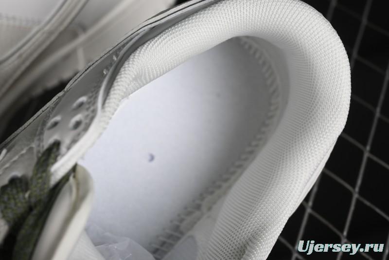 Nike SB Dunk Low Supreme Collaboration - Off-White Green Check Anniversary Customized Low-Top Casual Skate Shoes - DQ1098-391