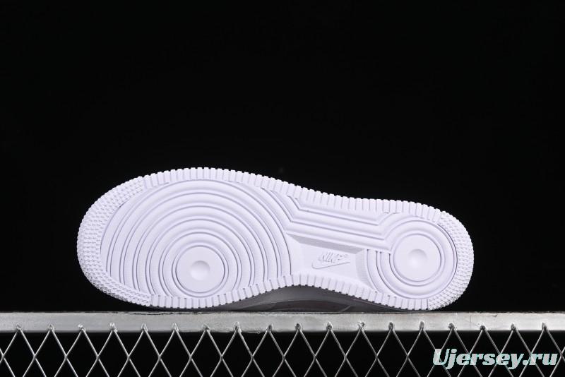 Nike Air Force 1 '07 Low Casual Sneakers with Anime-inspired White Pink Purple Spray Paint Design - CW2288-111