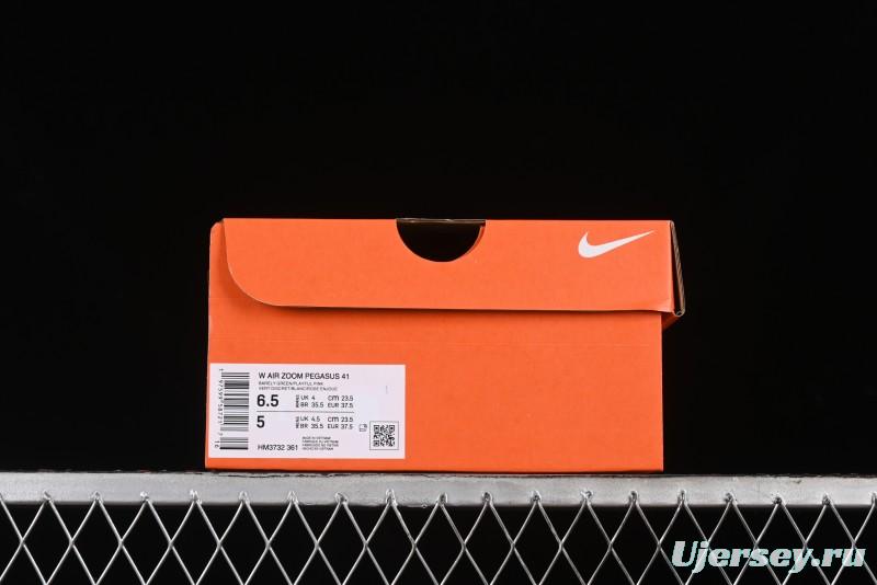 Nike Air Zoom Pegasus 41 Lightweight Breathable Mesh Running Shoes with Cushioned Support - HM3732-361