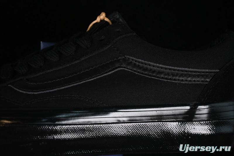 Vans Old Skool Premium Black Suede Retro Skate Shoes - VN000CXTBKA