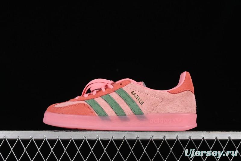 Adidas Originals Gazelle Indoor Retro Casual Slip-Resistant Wear-Resistant Low-Top Sneakers - IG6782