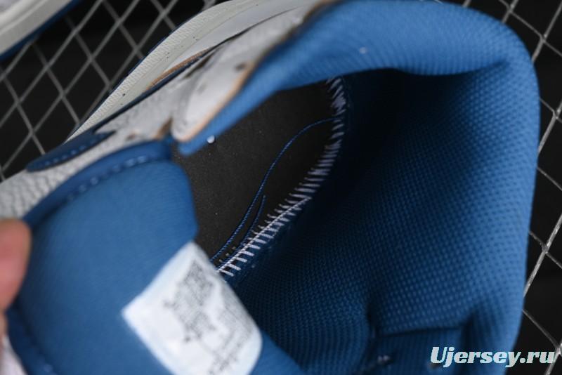 Nike Air Jordan 1 Mid Basketball Shoes Industrial Blue - FN5215-141