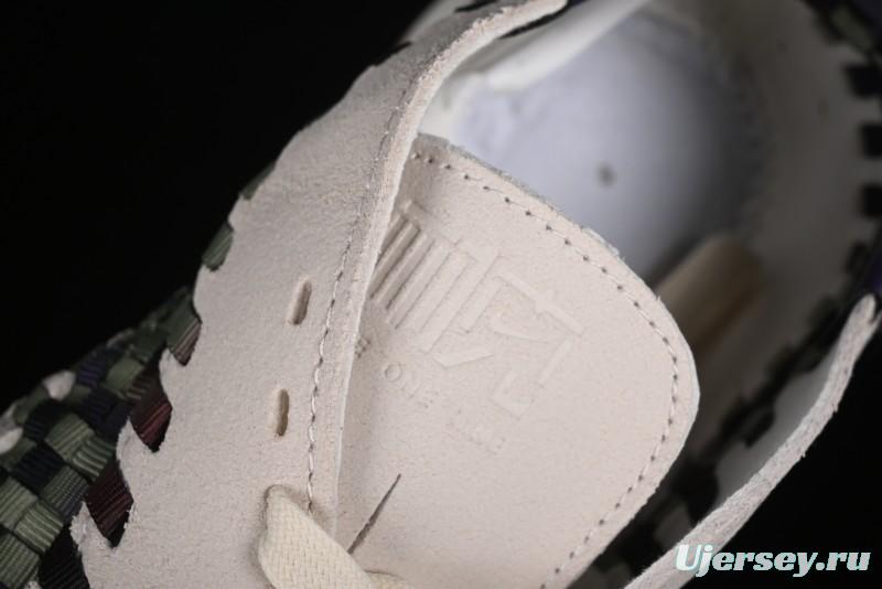 Nike Footscape Woven Asymmetrical Knit Low-Top Lifestyle Sneakers with Nike Air Cushion - FV3615-191