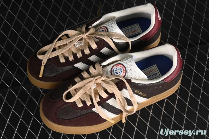 Adidas Originals Gazelle Indoor Retro Casual Slip-Resistant Wear-Resistant Low-Top Sneakers - JP5671