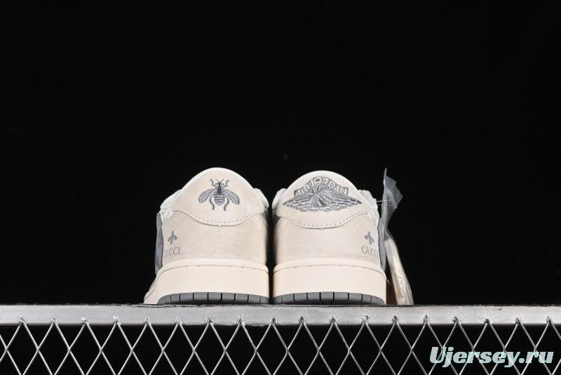 Nike Travis Scott x Fragment Design x Air Jordan 1 Low OG SP AJ1 Retro Sneakers - SJ2068-107