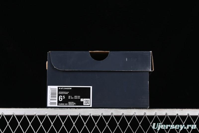 Nike Air Force 1 Shadow Low-Top Sneakers with Lightweight EVA Midsole and Anti-Slip RB Rubber Outsole - CU8591-103