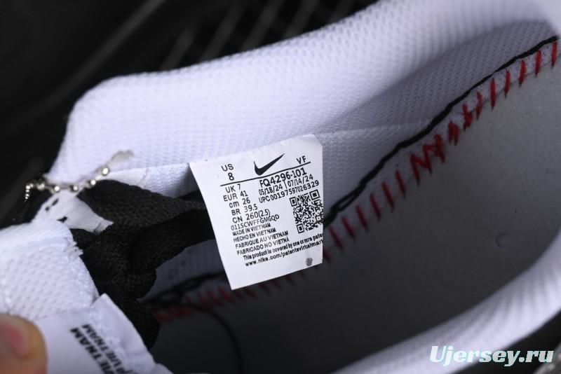 Nike Air Force 1 '07 Low Casual Sneakers with Full-Length Air Cushion - FQ4296-101