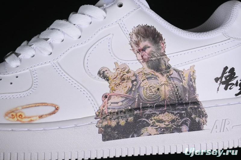 Nike Air Force 1 '07 Low "Sun" Black Myth Wukong Themed Casual Sneakers - CW2288-111