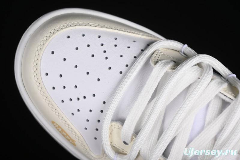 Nike Dunk Low Cake Bear White Yellow Low-Top Casual Sneakers - FN8913-141