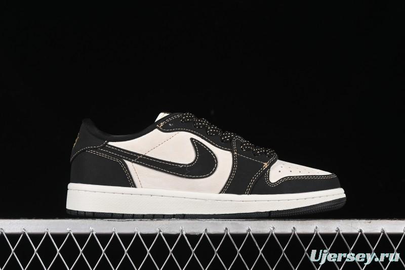 Nike Travis Scott x Fragment Design x Air Jordan 1 Low OG SP AJ1 Black Wukong Collaboration - CH6336-012
