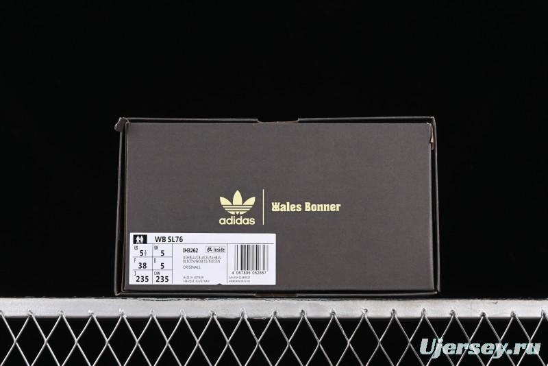 Adidas Wales Bonner Originals SL 76 IH3262 Low-Top Casual Sneakers with Football Style - IH3262