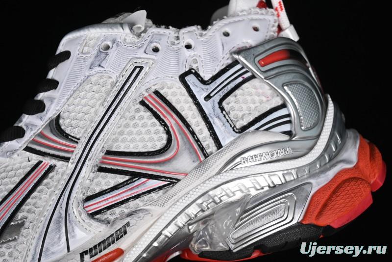 Balenciaga Runner Kith Four Color Retro Casual Sneakers - W3RMU9016