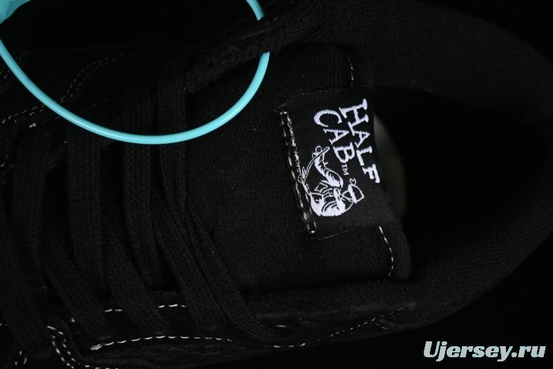 Vans Half Cab 33 DX Black Knight Anaheim Classic Retro Skate Shoes - VN0A5KX6BKA