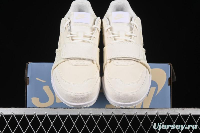 Nike Travis Scott x Shark-A-Don "Sail" Low-Top Lifestyle Casual Shoes - HQ3061-100