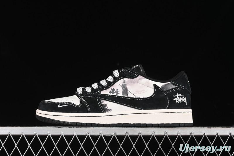 Nike Travis Scott x Fragment Design x Air Jordan 1 Low OG SP AJ1 - XZ3368-555