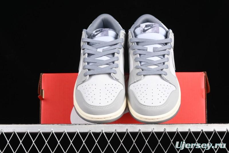 Nike Dunk Low Cool Grey SB Skateboarding Shoes with Washed Effect - FV1167-001