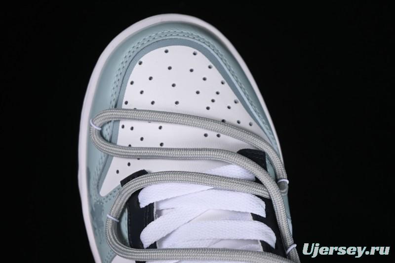 Nike Dunk Low Retro SB Graffiti Strap Casual Skate Shoes - FB9109-401