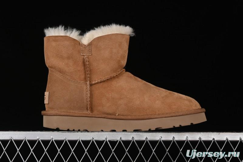 UGG Mini Bailey Button II Classic Short Boots with Wooden Button - 1016422