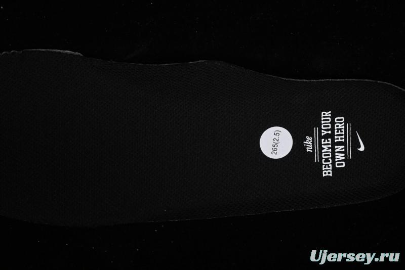 Nike Air Force 1 '07 Low Patent Leather All Black Casual Sneakers - AH6827-001