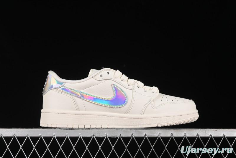 Nike Travis Scott x Fragment Design x Air Jordan 1 Low OG SP AJ1 Supreme Collaboration - CF3688-015