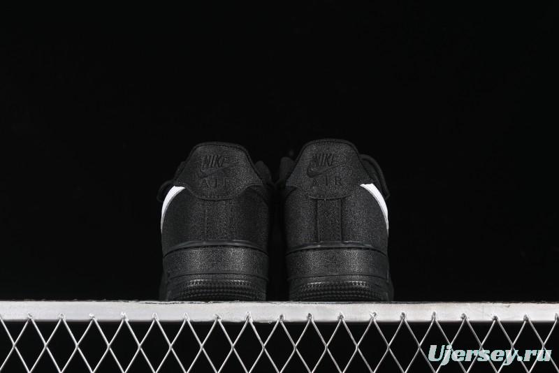 Nike Air Force 1 '07 Low White Black Starry Full Diamond Lace-Up Low-Top Casual Sneakers - ZH0316-032