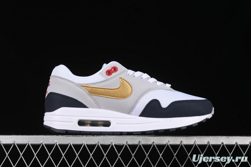Nike Air Max 1 Retro Running Shoes with Half-Sole Air Cushion - HM9604-400