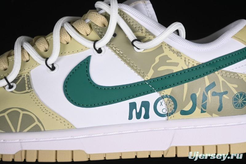 Nike Dunk Low SB Lemon Mojito Casual Skate Shoes - DV0833-100